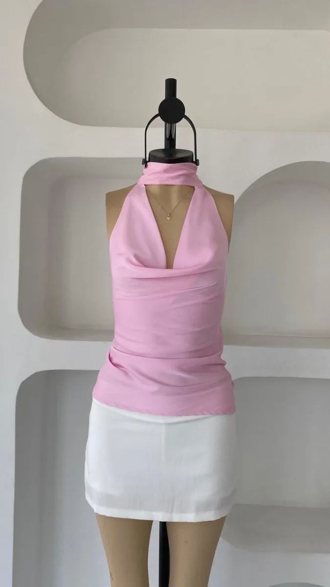TOP TAMMY SATIN