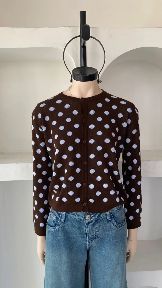 CARDIGAN DOTS